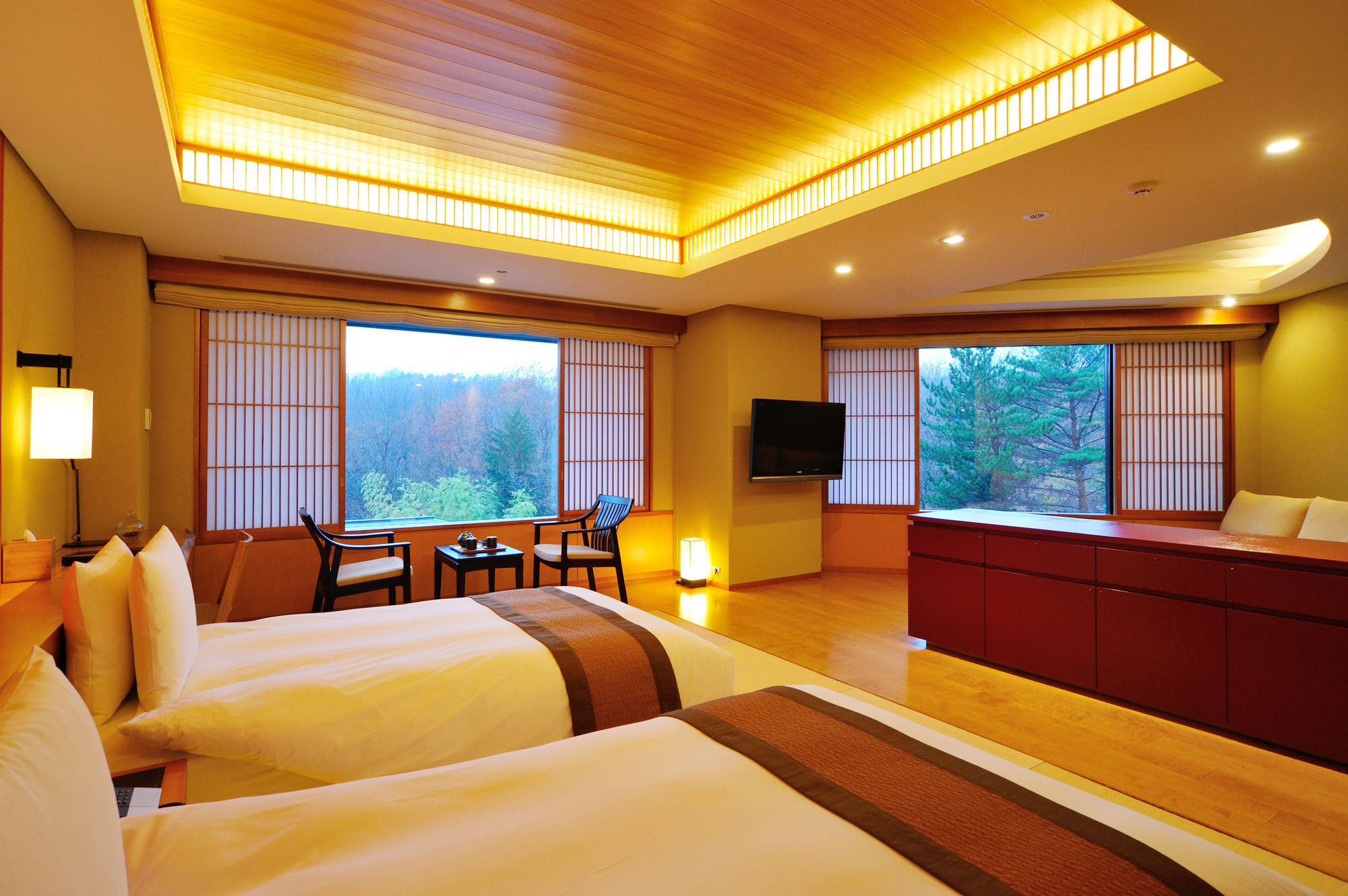 Hotel 竹泉荘 Chikusenso Onsen à Zao Extérieur photo